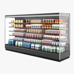3D Vertical multi deck refrigerator by Arneg