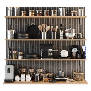 3D Kitchen Accessories 01