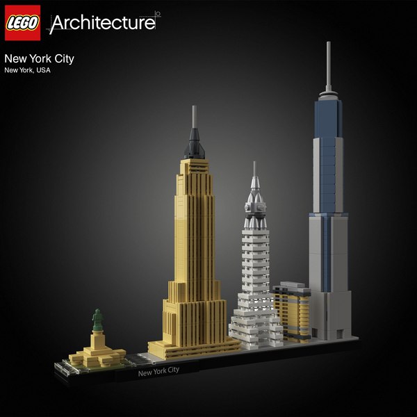 modèle 3D de Lego 21028 New York City - TurboSquid 1205073