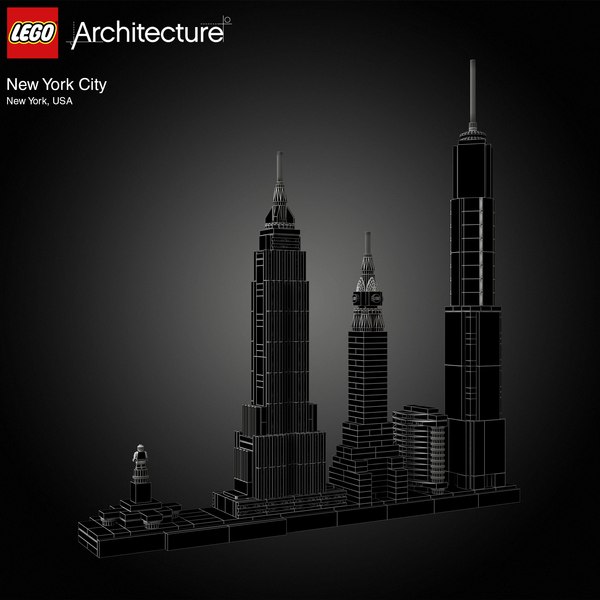 modèle 3D de Lego 21028 New York City - TurboSquid 1205073