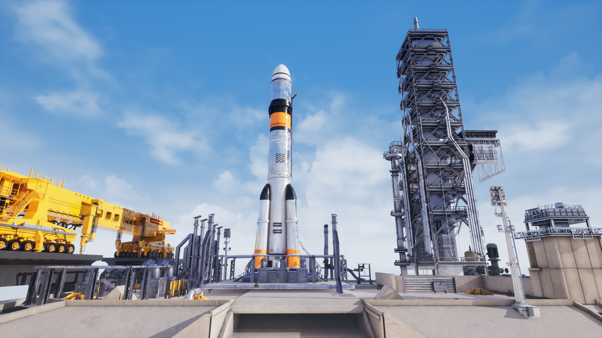 3D Model Russian Rocket Launch Modular Environment - TurboSquid 1984272