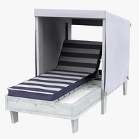 Single Lounge Chair With Cover