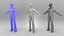 Attractive woman in jeans ready for animation 346
