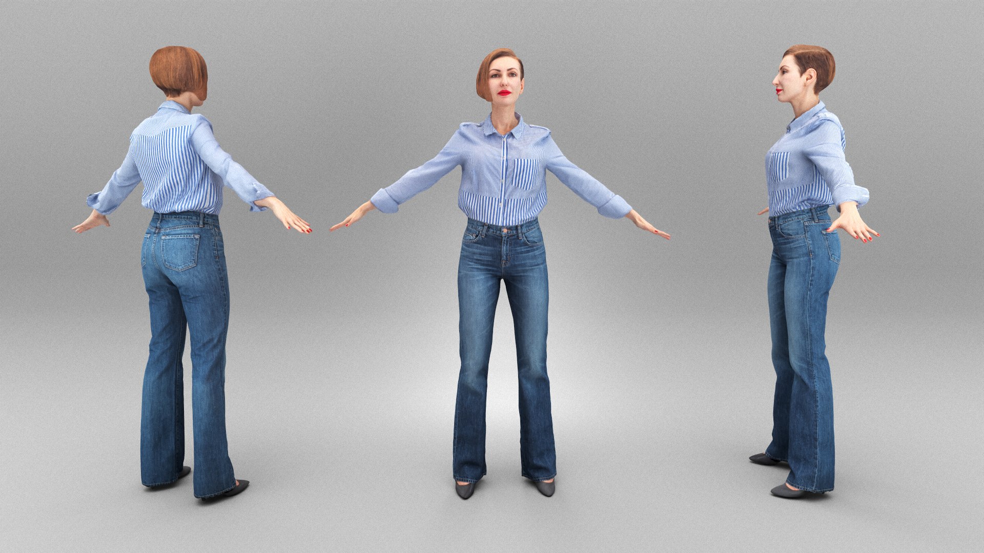 Attractive woman in jeans ready for animation 346 3D model https://p.turbosquid.com/ts-thumb/zx/5eNZU1/gQ/054f_01set_shot_01_02/png/1655735980/1920x1080/fit_q87/3dff6d14d5b5ee1319bb06c07e47f1c3777cf1fa/054f_01set_shot_01_02.jpg