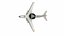 Beriev A50 low-poly