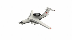 Beriev A50 low-poly