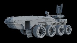 Sci-Fi Reconnaissance vehicle model