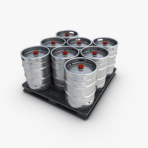 Pallet with Kegs