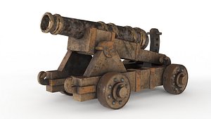 battle cannon 3D model