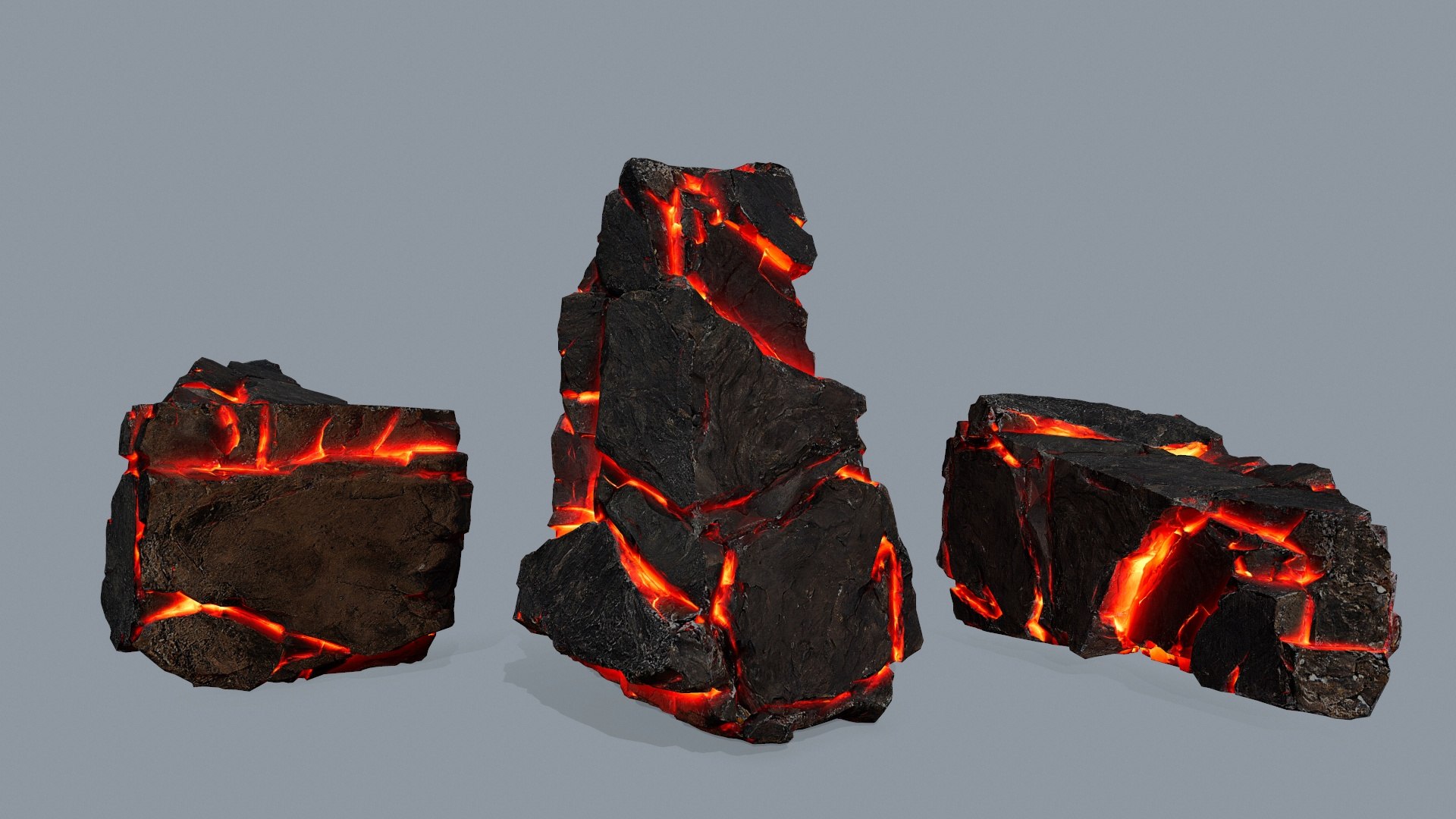 Lava Rocks 3D - TurboSquid 2255102