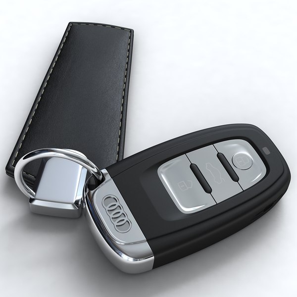 3d model of key car audi