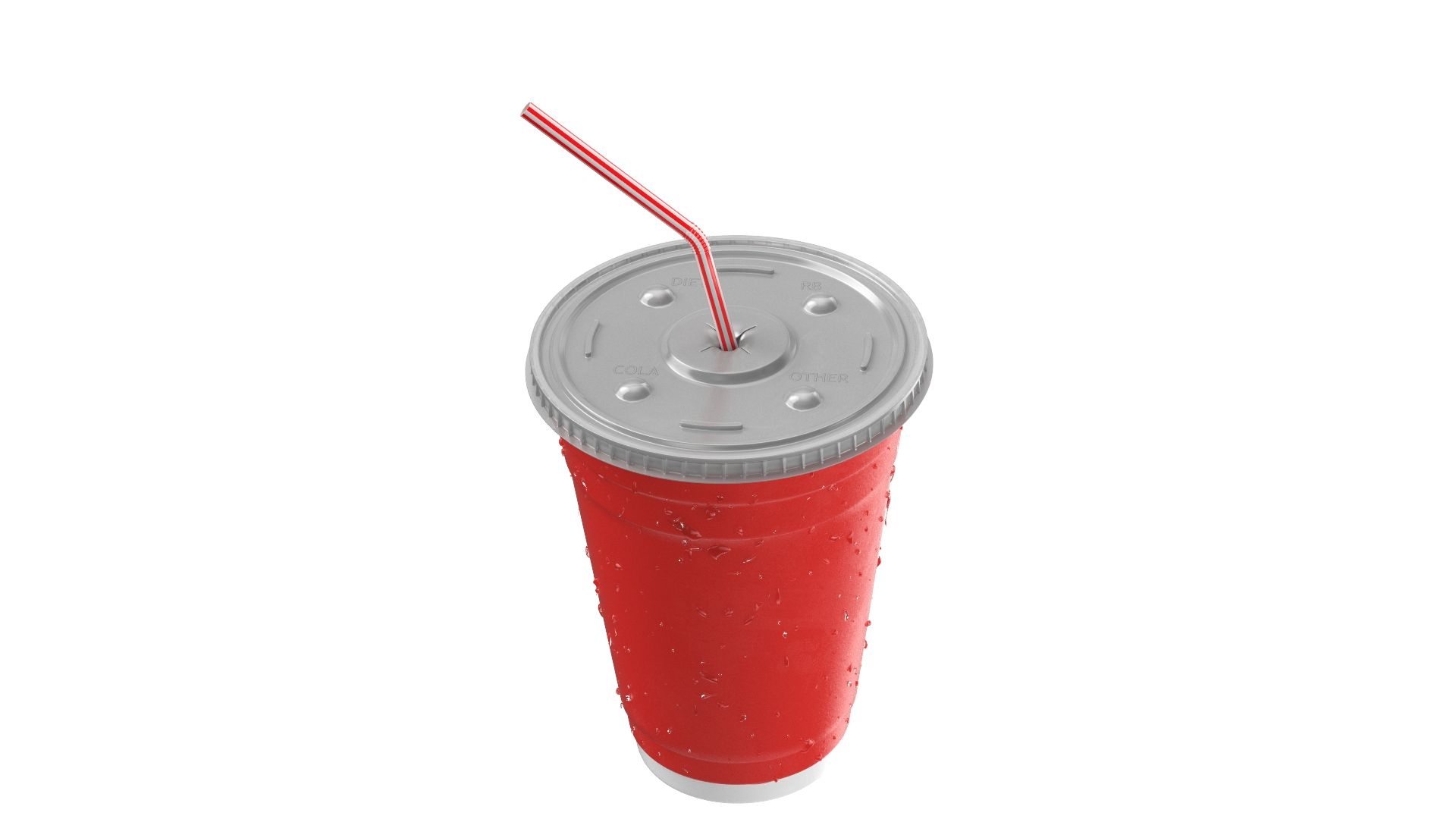 Wet Red Soda Cup 3D Model - TurboSquid 1952607