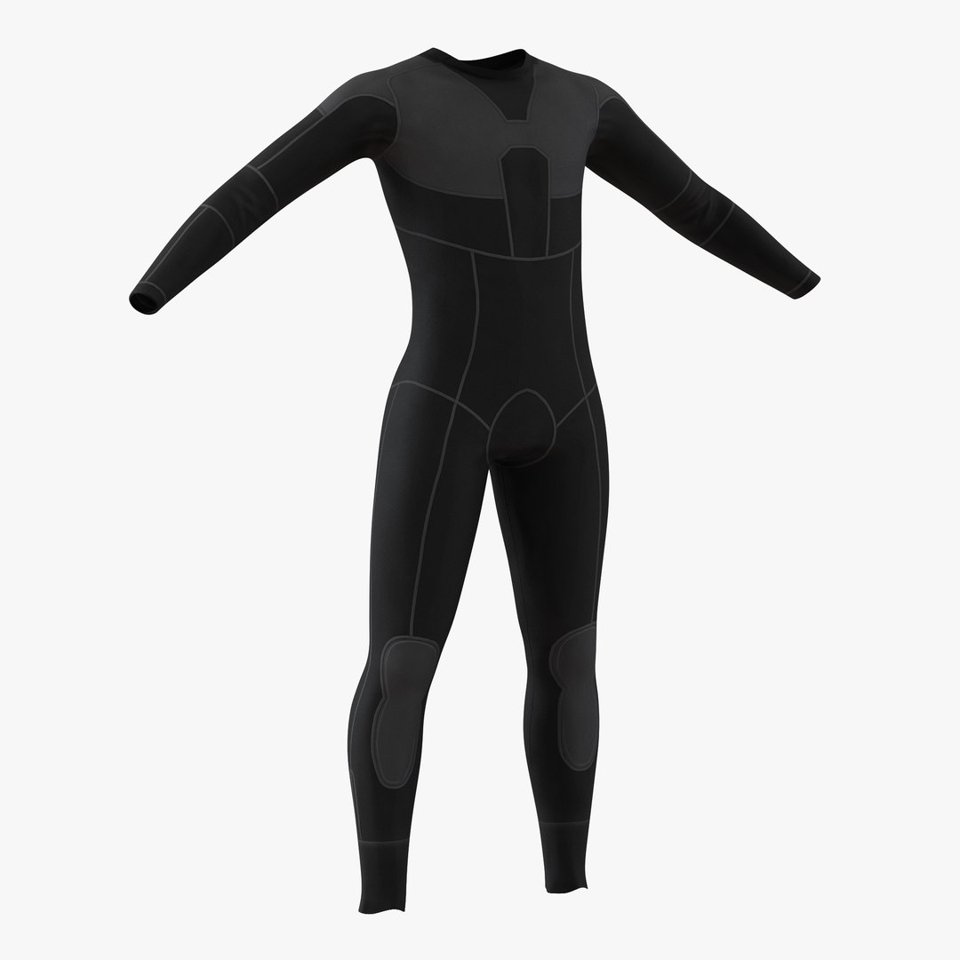 Dive Wetsuit 3 3D model preview