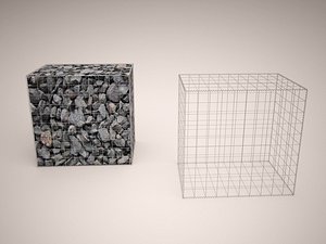 gabion 3d model