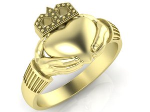 3D claddagh ring number