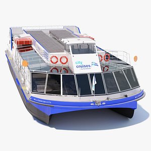 3D London Sightseeing Cruise Ship