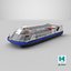 3D London Sightseeing Cruise Ship