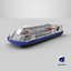 3D London Sightseeing Cruise Ship