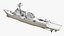 3D burke class destroyer model