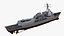 3D burke class destroyer model