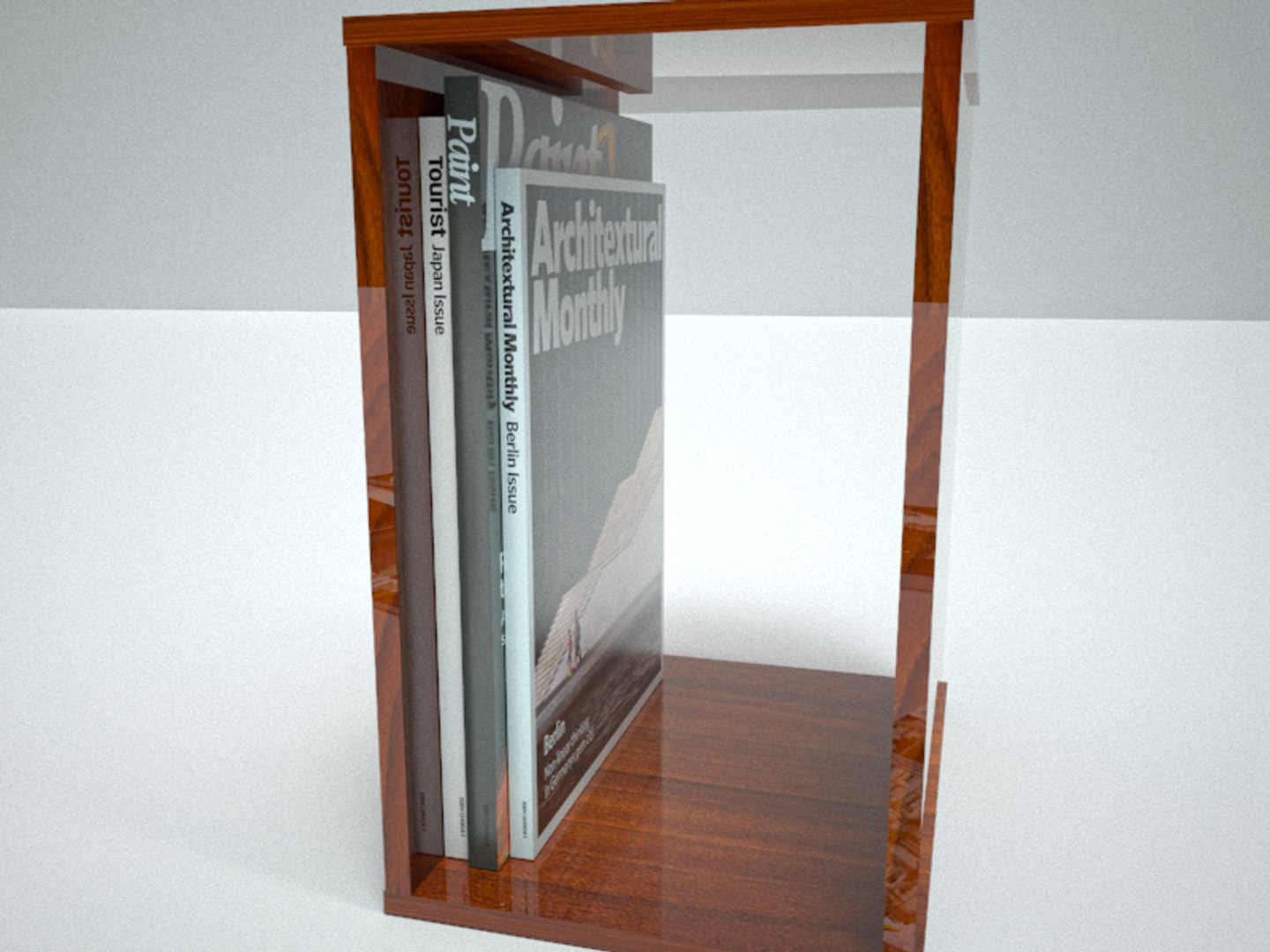 3d Magazine Closed Modelled Model