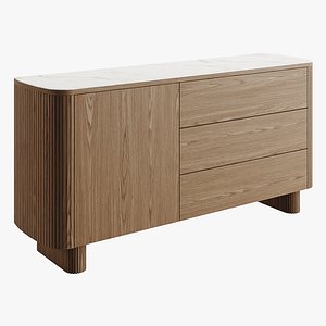 3D Santiago chest of drawers model