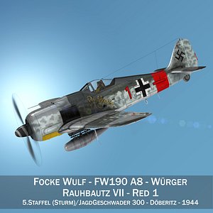 Focke Wulf - FW190 A8 - Rauhbautz VII