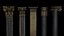 3D model columns