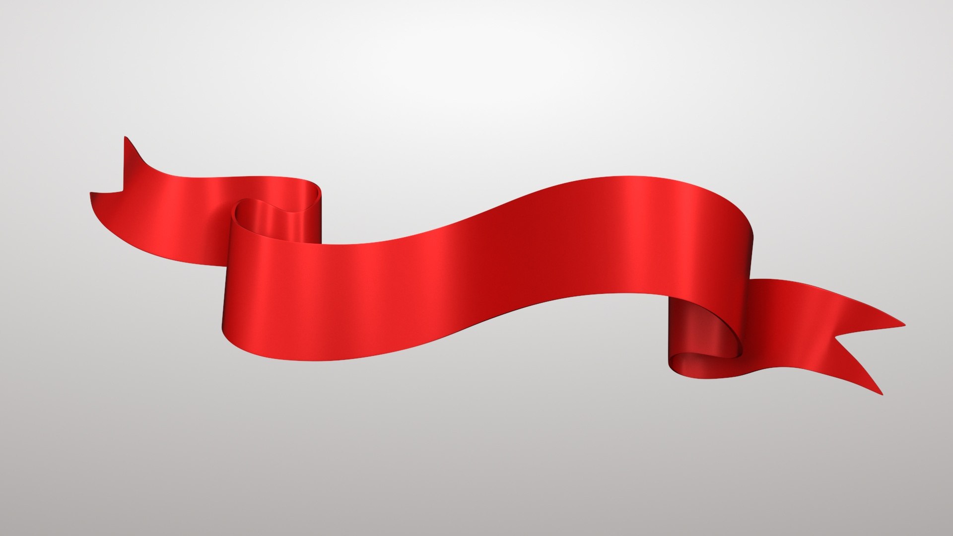 Ribbon Banner 03v PBR 3D Model - TurboSquid 1974441