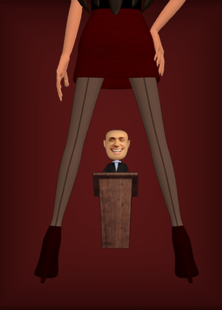 silvio berlusconi 3d model
