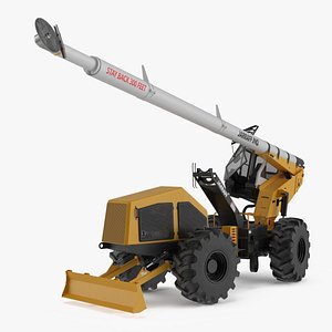 Jarraff Tree Maintenance Machine with Blade Rigged for Maya 3D model