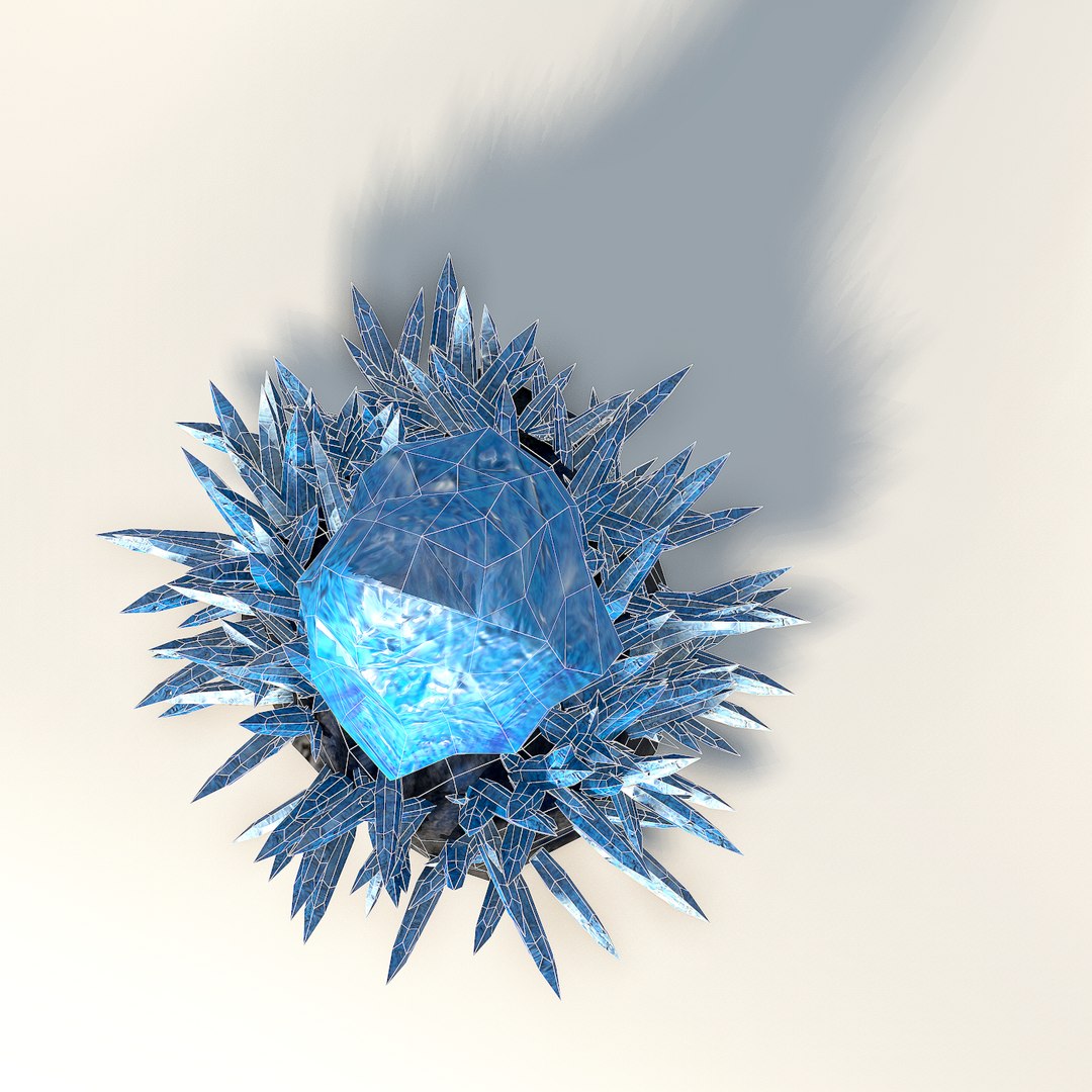 3d Realistic Crystal Model