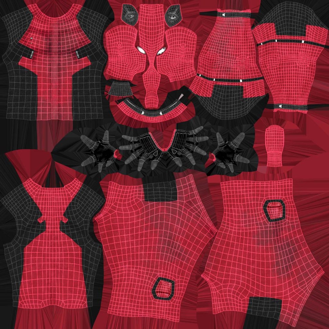 Deadpool Rigged Realtime - GameRess - Blender Eevee 3D Model ...