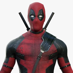 Deadpool Rigged Realtime - GameRess - Blender Eevee