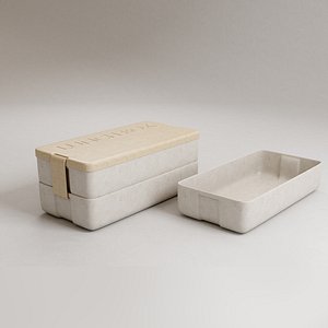 3D wheat lunch box minimalist