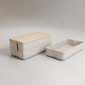 Wheat material minimalist design lunch box