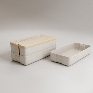 Wheat material minimalist design lunch box