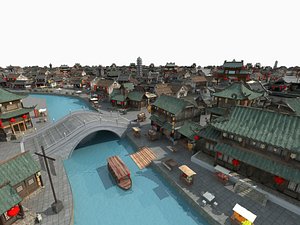Chinese Ancient City 2 3D model