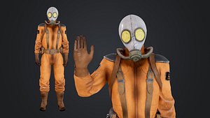 3D model Radioactive Soldier