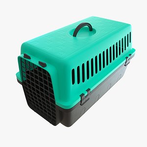 Pet Carrier Low-poly 3D