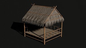Thatch Hut 3D model