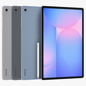 3D Samsung Galaxy Tab S10 FE Plus model