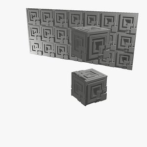 MAYAN Cubes 3D model