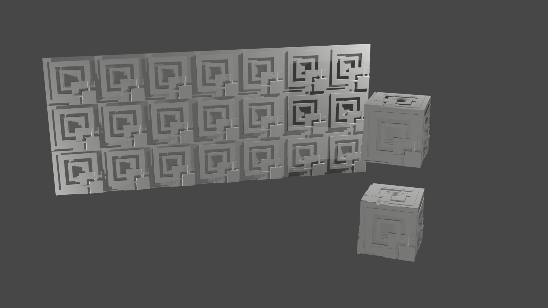 MAYAN Cubes 3D Model - TurboSquid 2023959