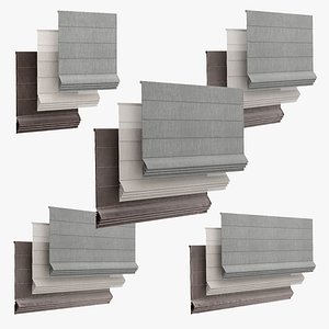 RH Tailored roman shade