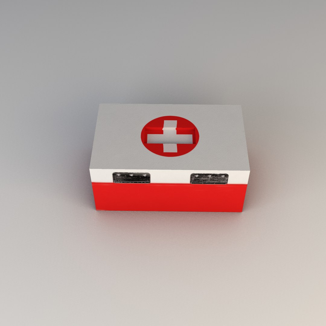 Aid box 3D model - TurboSquid 1197905