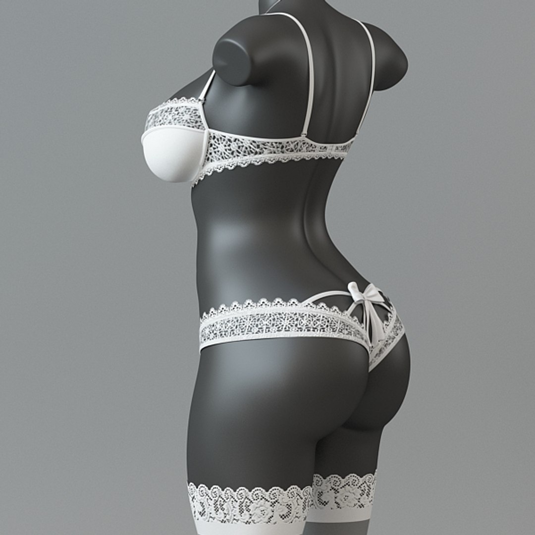 Hd Lingerie 3D Model - TurboSquid 1161730