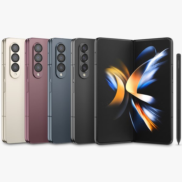 Samsung Galaxy Z Fold 4 All colors 3D 모델 - TurboSquid 1951318