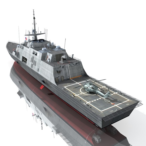 3d model uss fort worth lcs