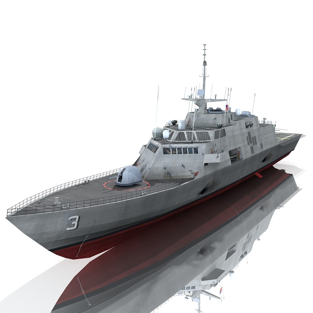 3d Model Uss Fort Worth Lcs